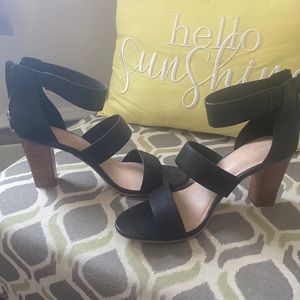 Heeled Sandals, like new.  Minimal wear